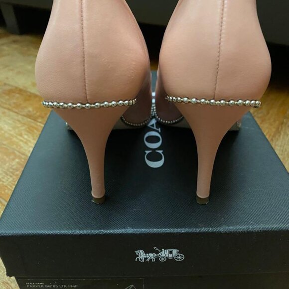 Coach Parker BC 85 Pumps in Petal Pink - Picture 4 of 5